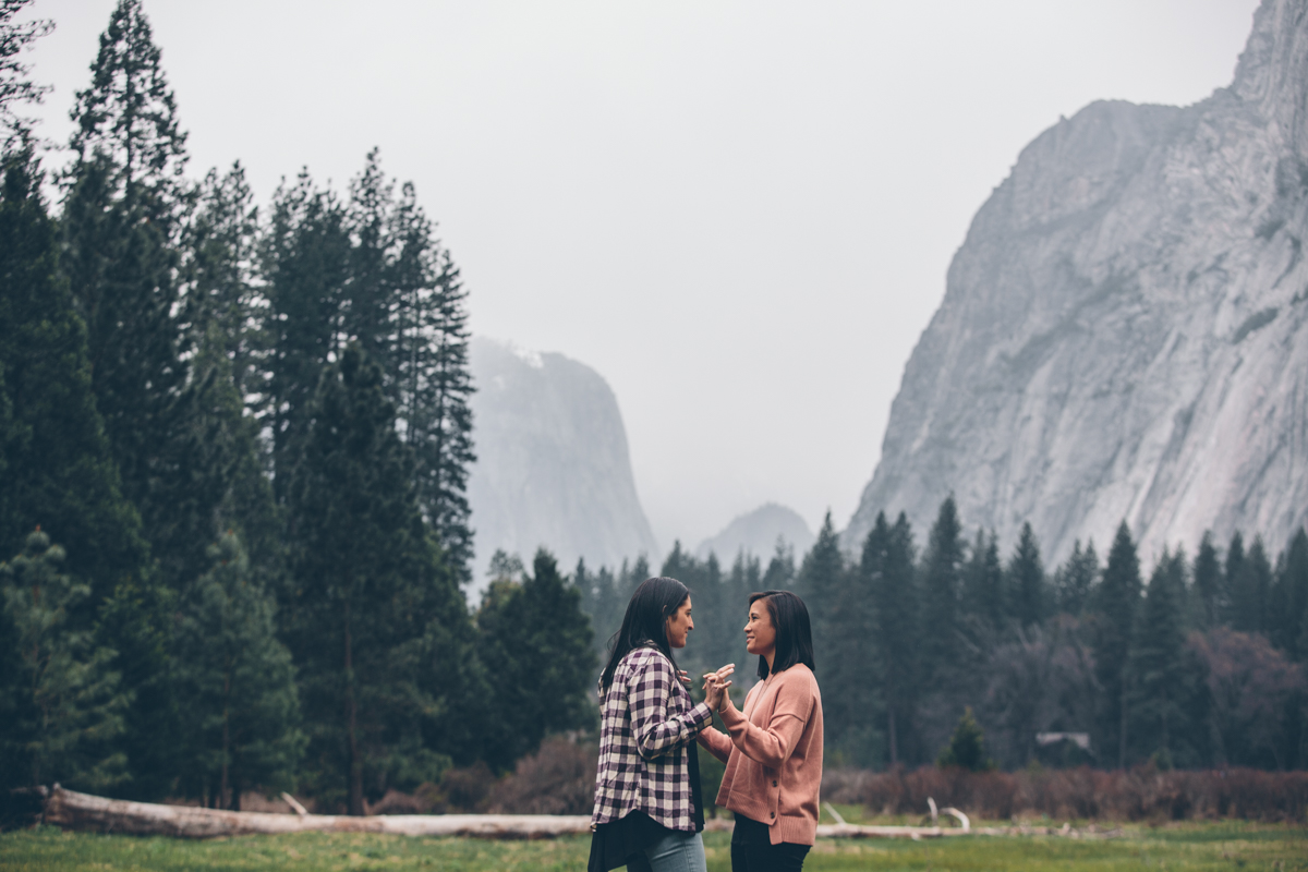 YOSEMITE LESBIAN ENGAGEMENT Steph Grant