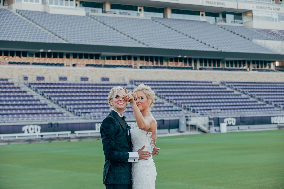 Whitney Lindsey Tcu Lesbian Wedding Steph Grant Photography 4454