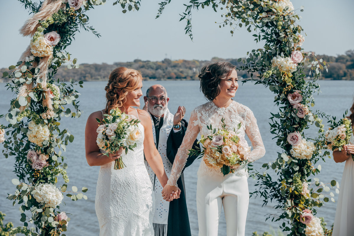 White Rock Lake LGBTQ Brunch Wedding