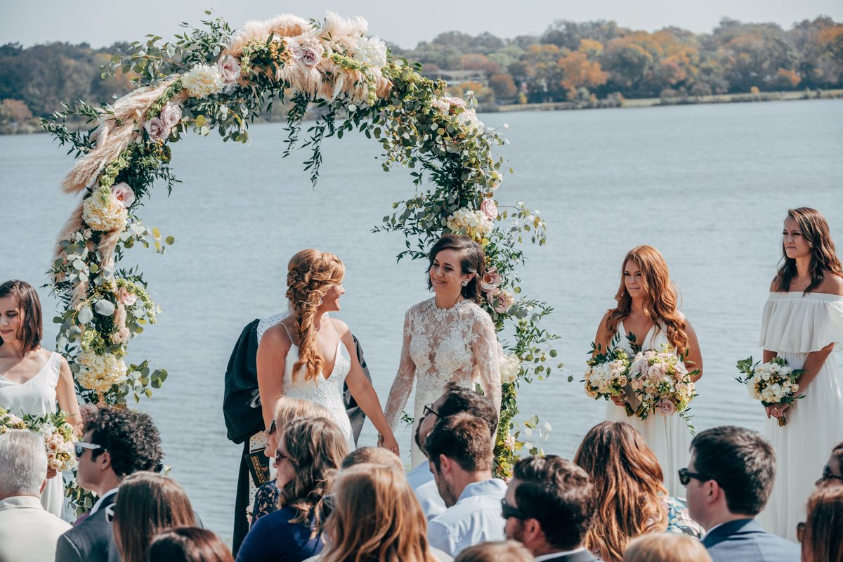 White Rock Lake LGBTQ Brunch Wedding