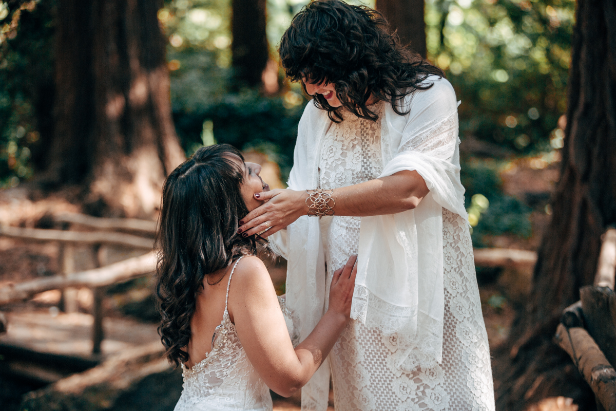 Intimate San Francisco Lesbian Wedding