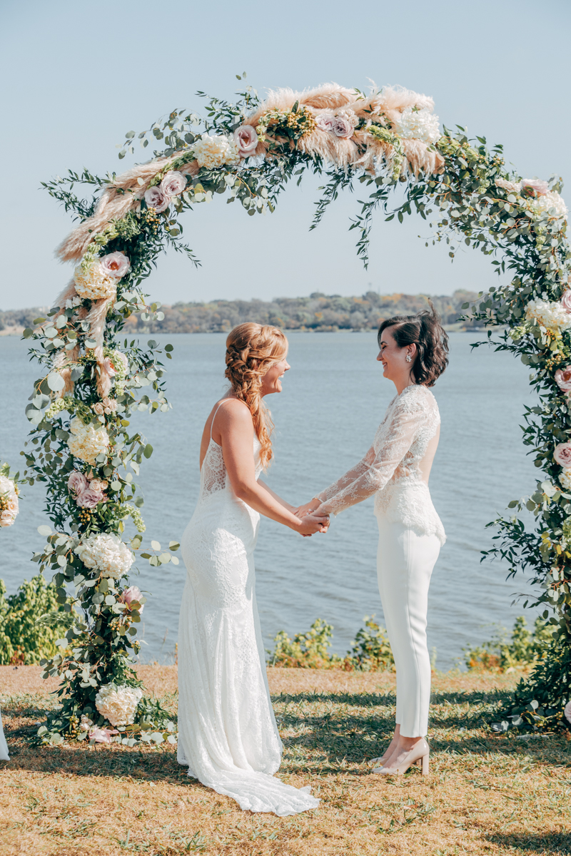 White Rock Lake LGBTQ Brunch Wedding