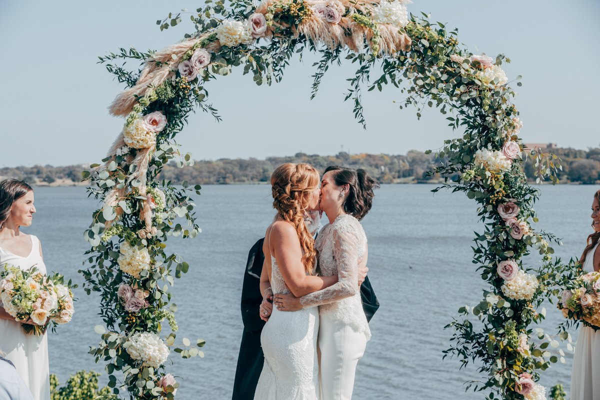 White Rock Lake LGBTQ Brunch Wedding