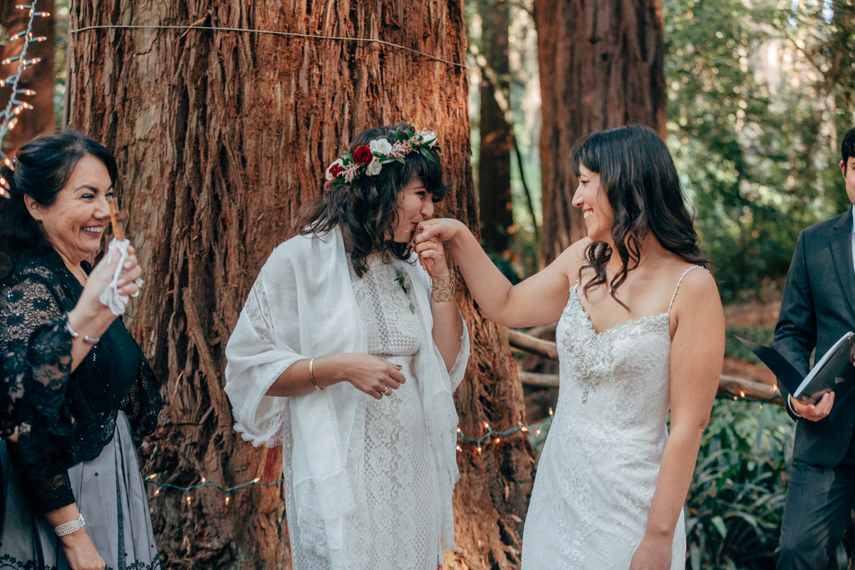 Intimate San Francisco Lesbian Wedding