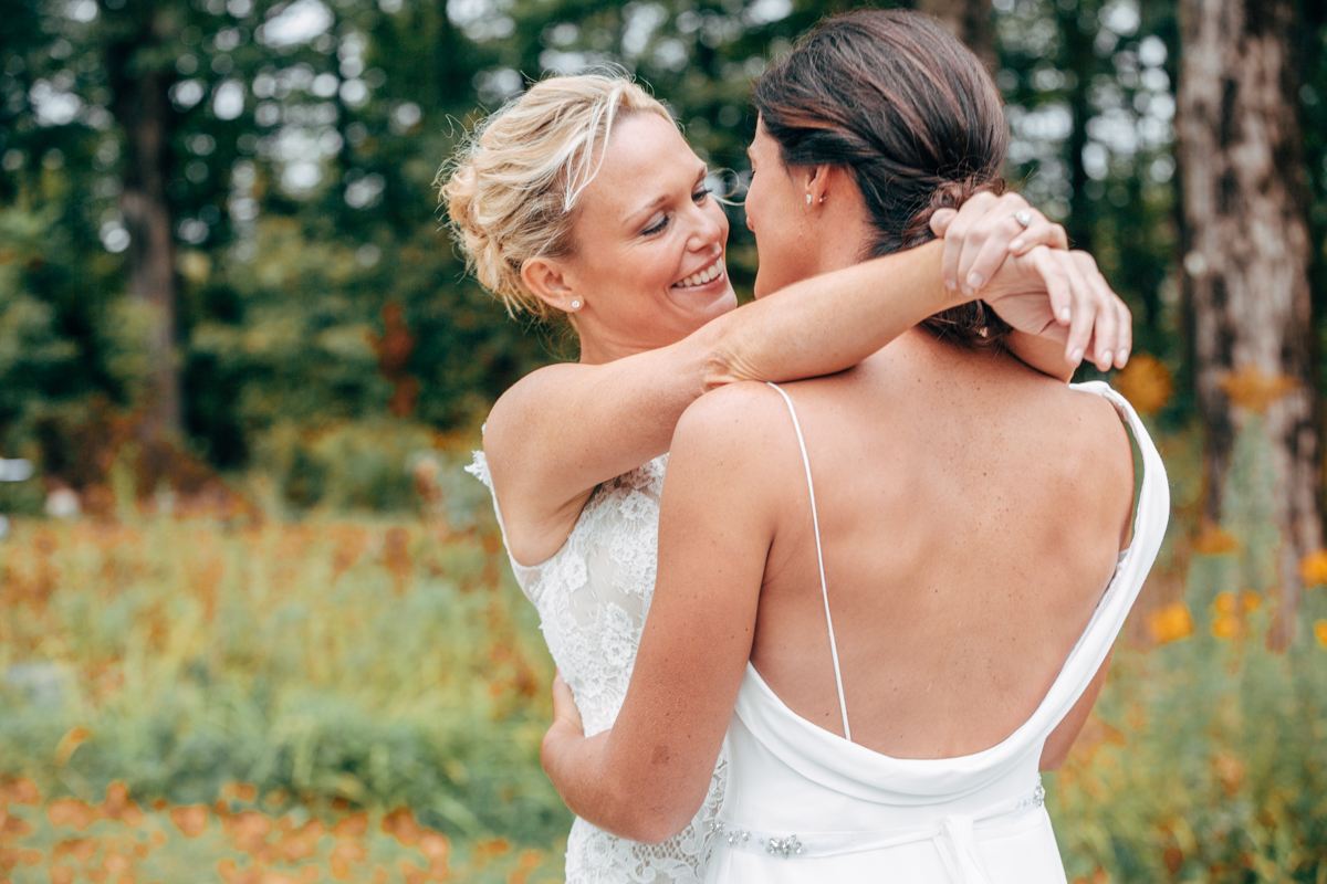 Fall Berkshires Lesbian Wedding Katie Brenny