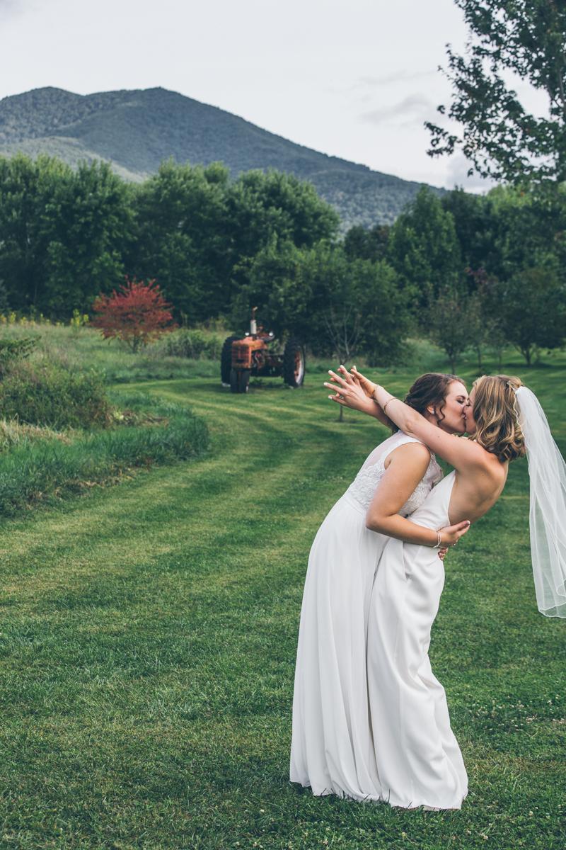 Khimaira Farms Virginia Lesbian Wedding Steph Grant