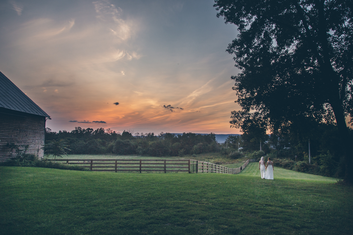 Khimaira Farms Virginia Lesbian Wedding Steph Grant