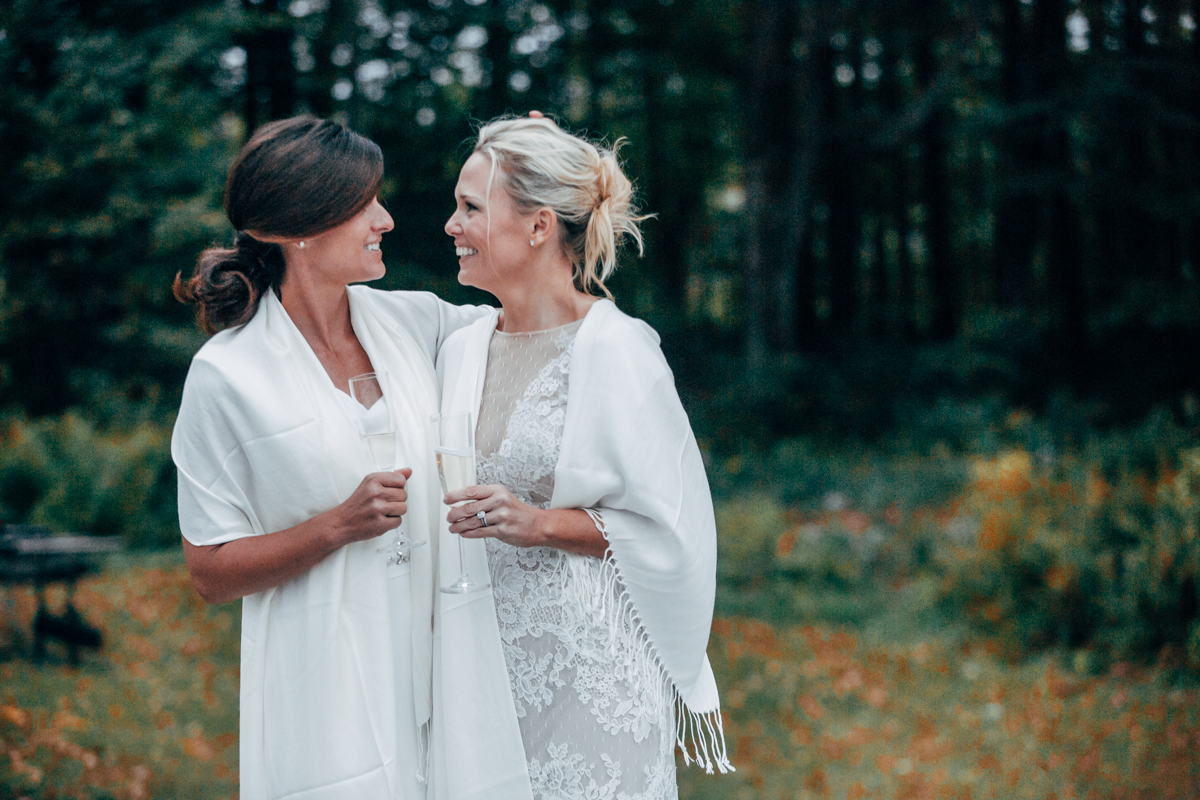 Fall Berkshires Lesbian Wedding Katie Brenny