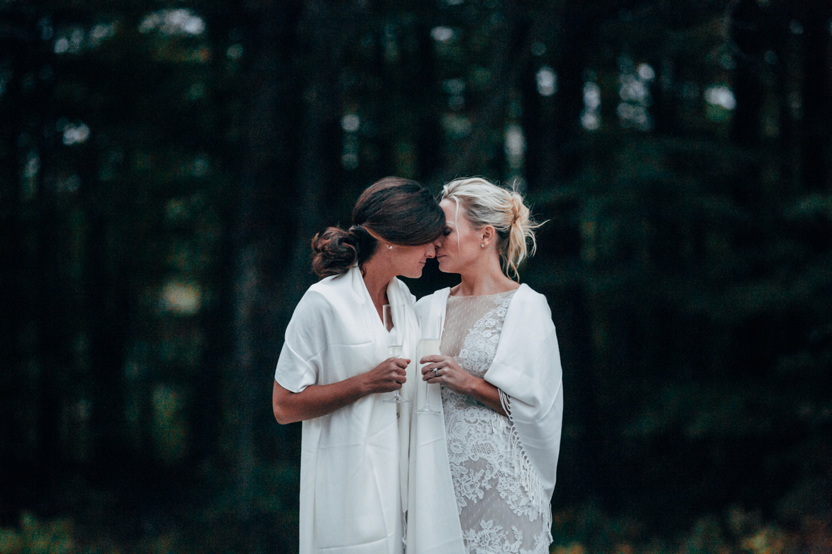 Fall Berkshires Lesbian Wedding Katie Brenny