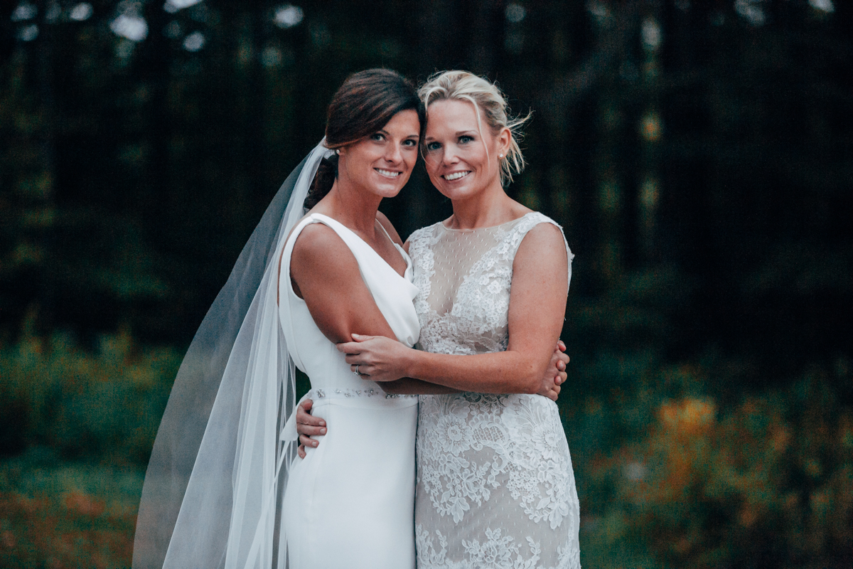 Fall Berkshires Lesbian Wedding Katie Brenny