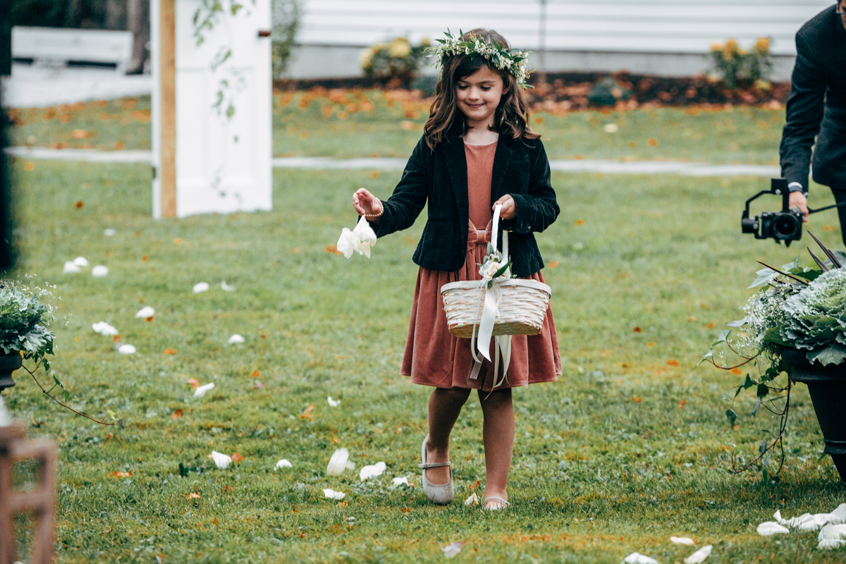 Fall Berkshires Lesbian Wedding Katie Brenny