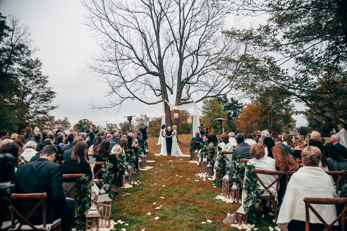 Fall Berkshires Lesbian Wedding Katie Brenny