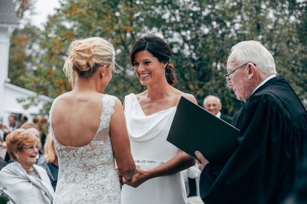 Fall Berkshires Lesbian Wedding Katie Brenny