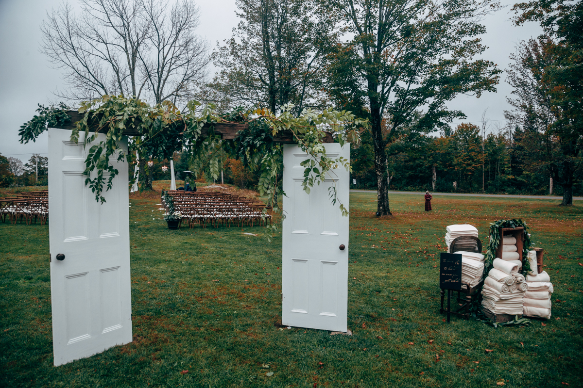 Fall Berkshires Lesbian Wedding Katie Brenny