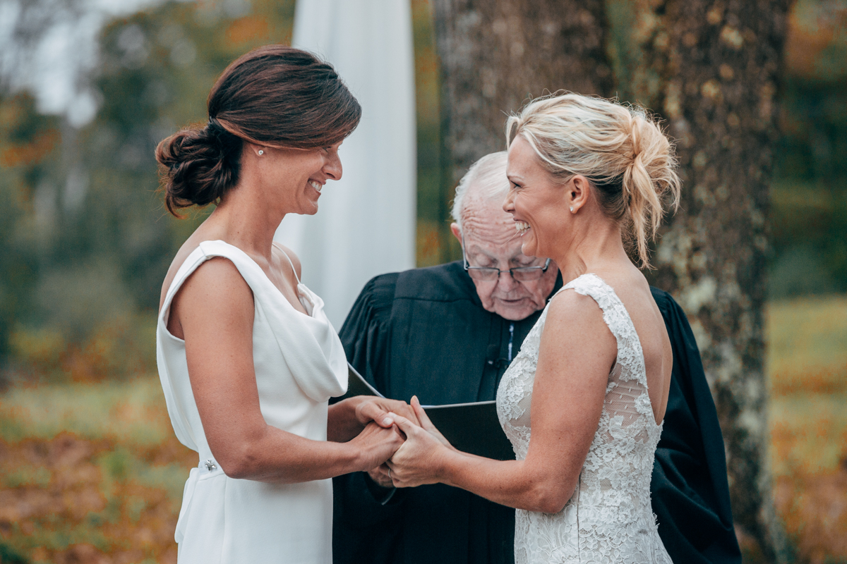 Fall Berkshires Lesbian Wedding Katie Brenny