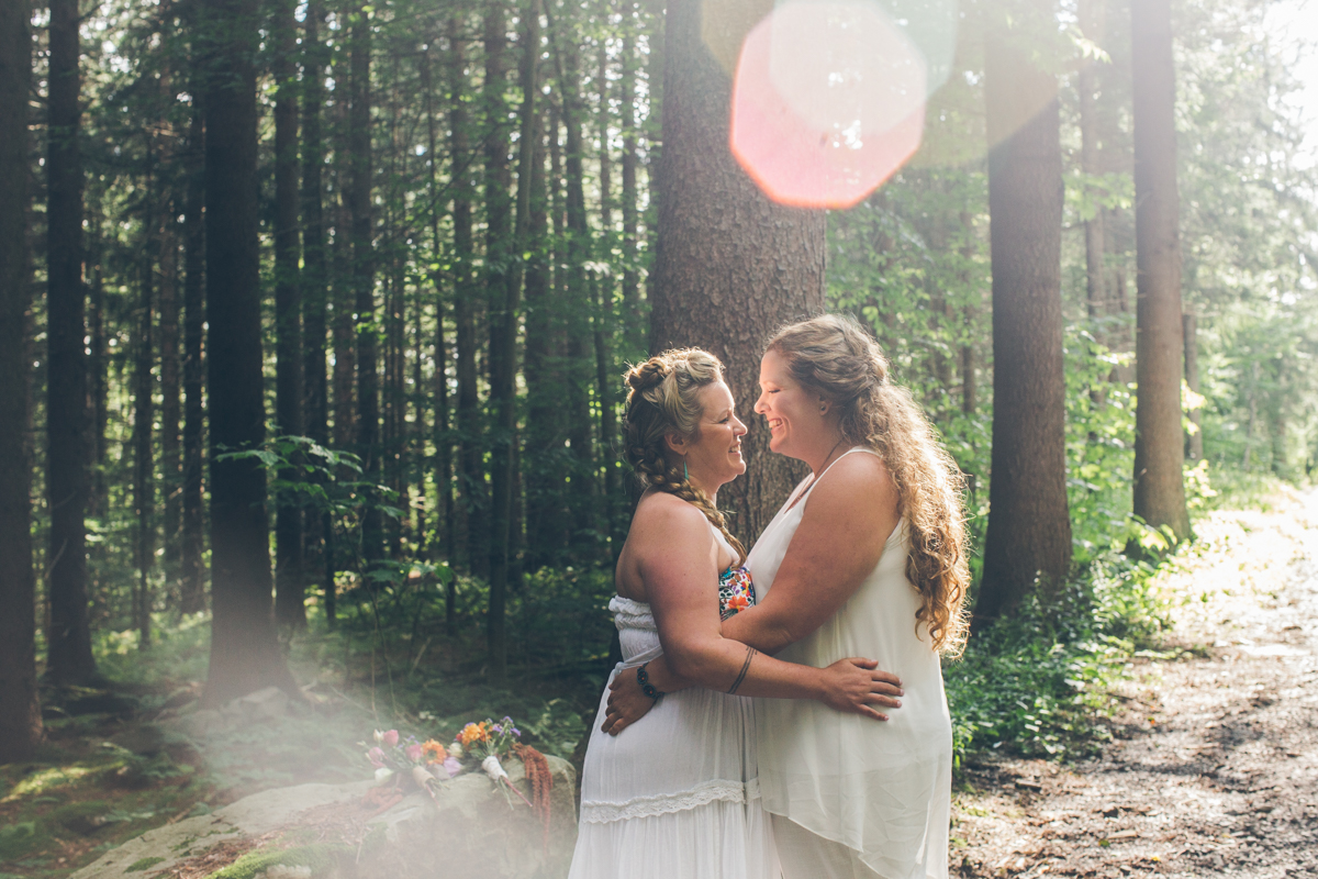 Intimate West Virginia Lesbian Wedding Steph Grant