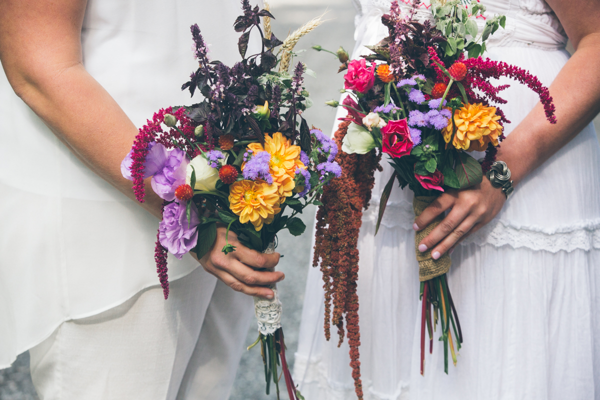 Intimate West Virginia Lesbian Wedding Steph Grant