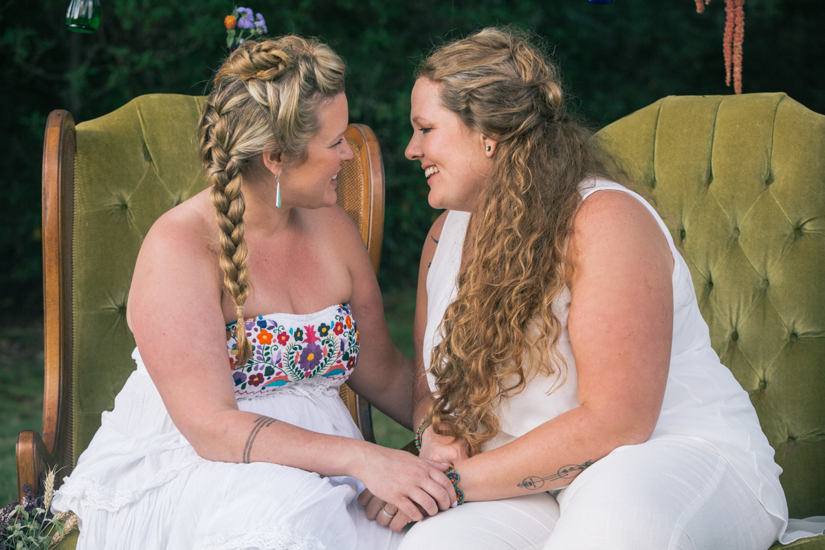 Intimate West Virginia Lesbian Wedding Steph Grant