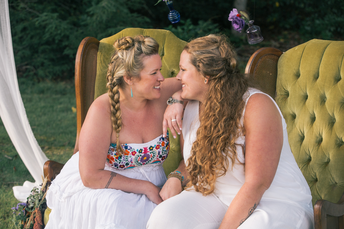 Intimate West Virginia Lesbian Wedding Steph Grant