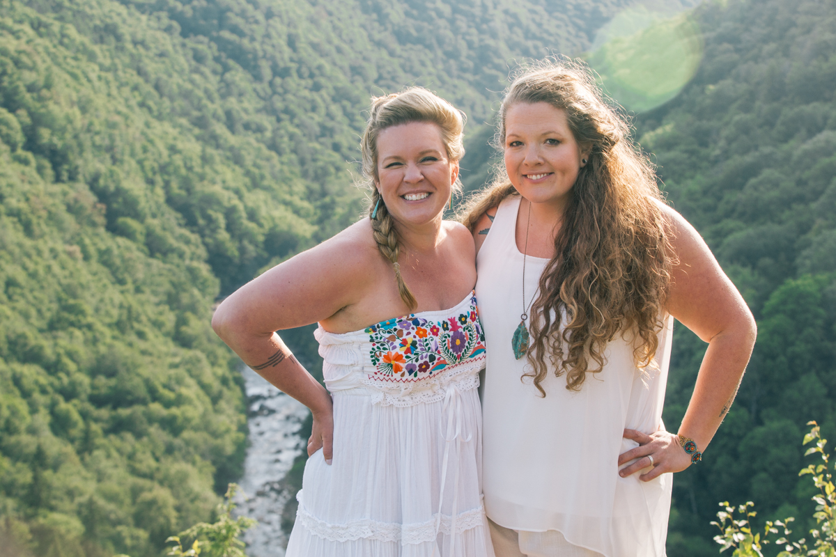 Intimate West Virginia Lesbian Wedding Steph Grant