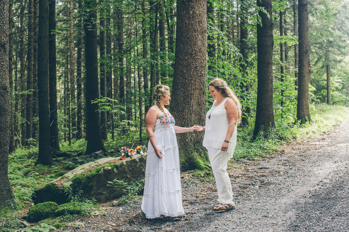 Intimate West Virginia Lesbian Wedding Steph Grant