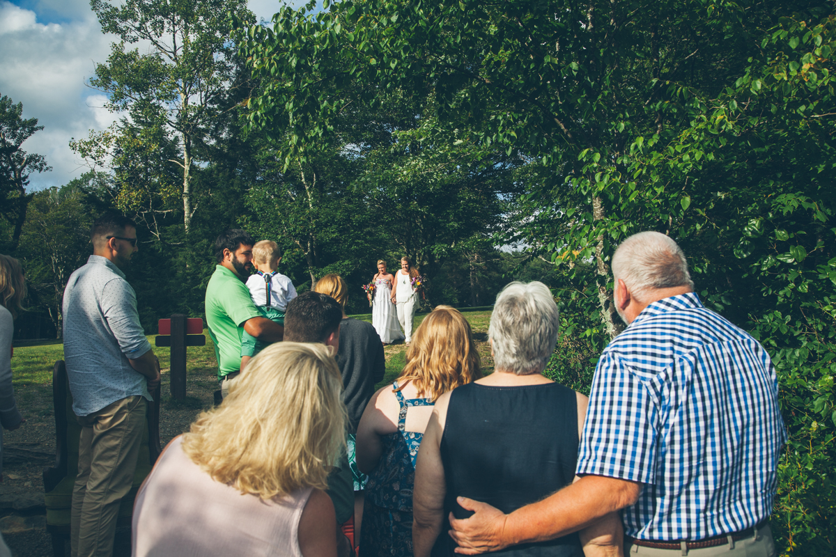 Intimate West Virginia Lesbian Wedding Steph Grant