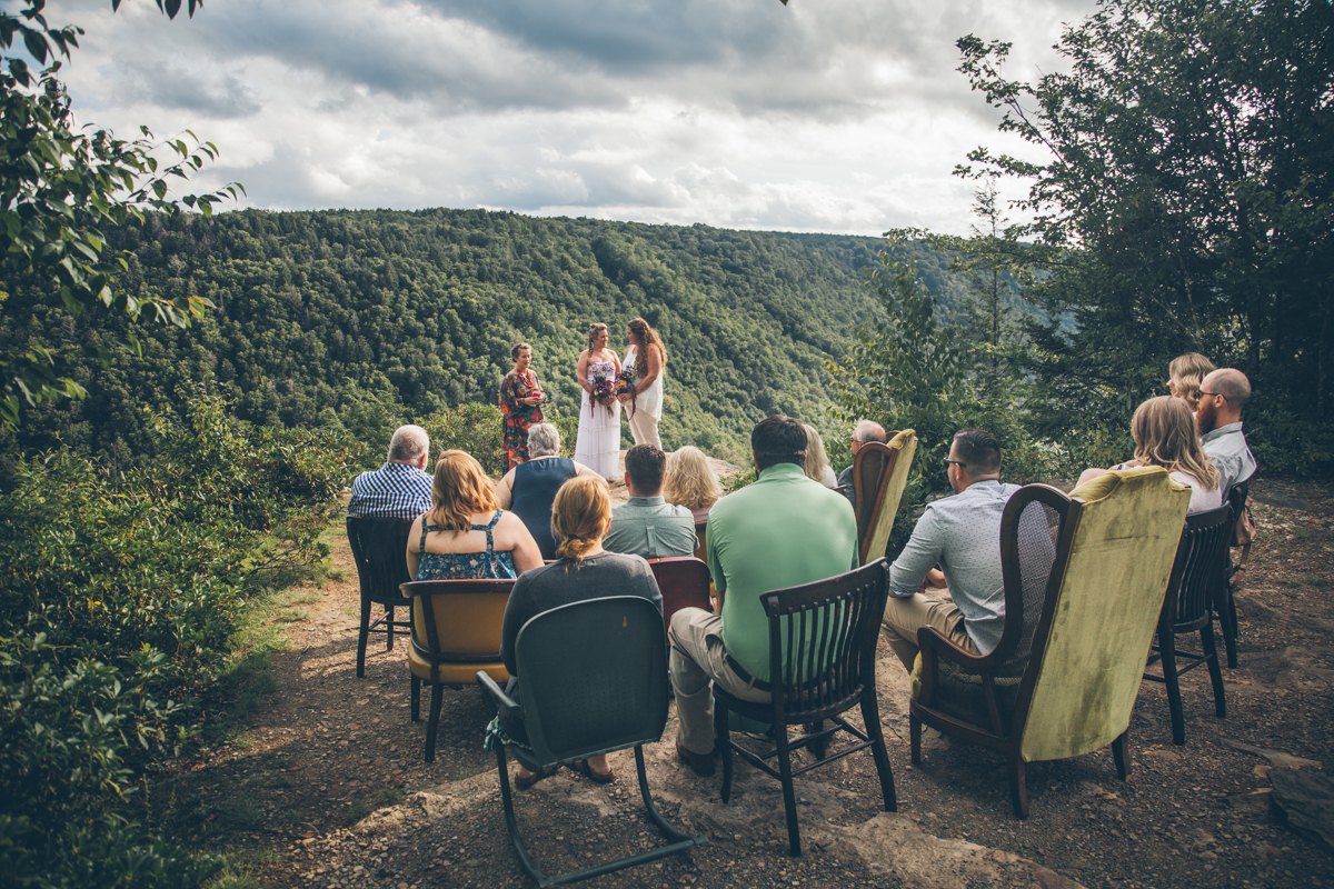 Intimate West Virginia Lesbian Wedding Steph Grant