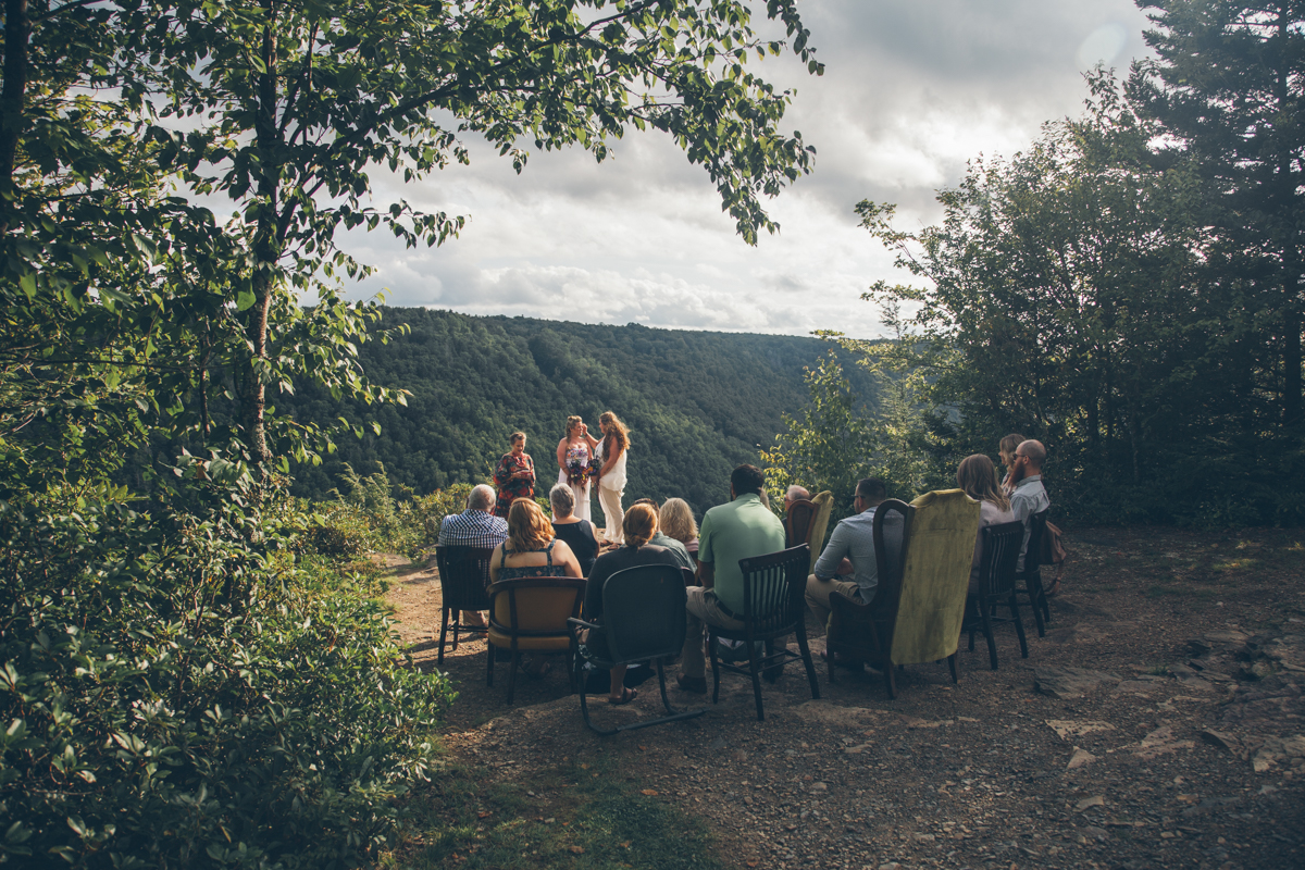 Intimate West Virginia Lesbian Wedding Steph Grant