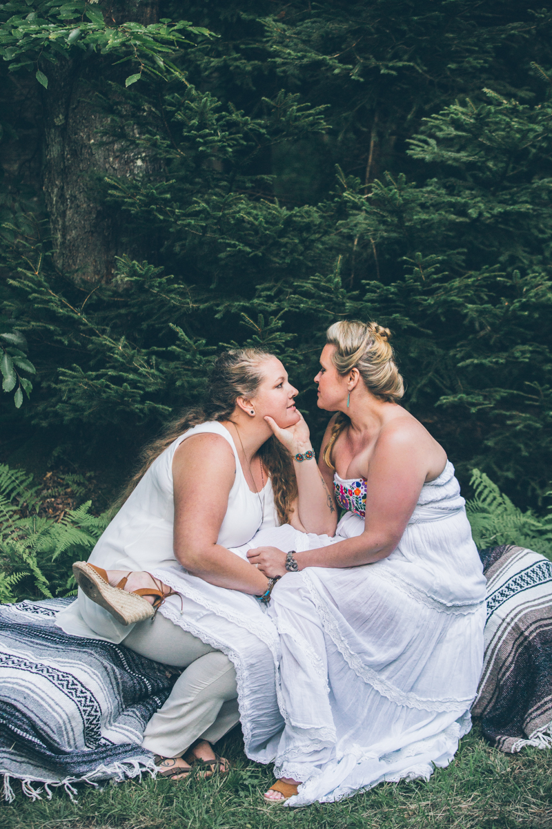 Intimate West Virginia Lesbian Wedding Steph Grant