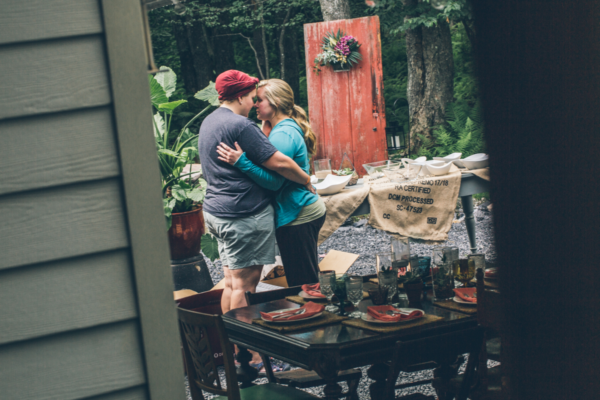 Intimate West Virginia Lesbian Wedding Steph Grant