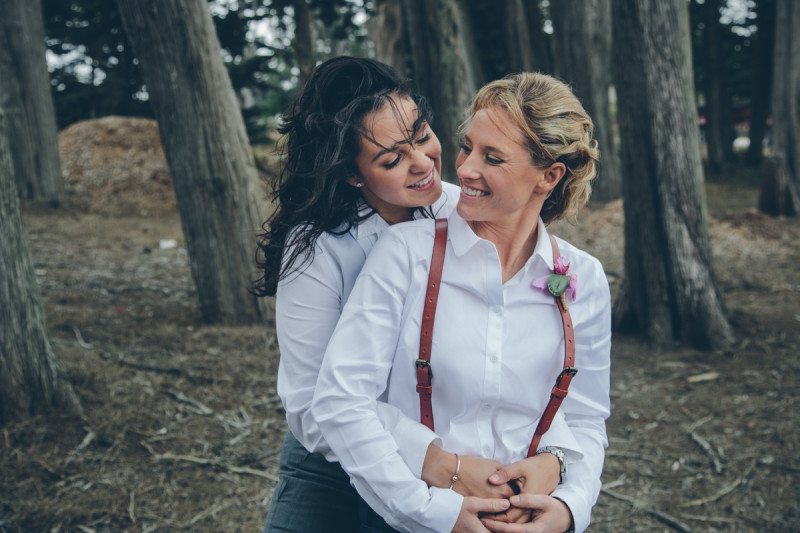 lesbian wedding san francisco Steph Grant