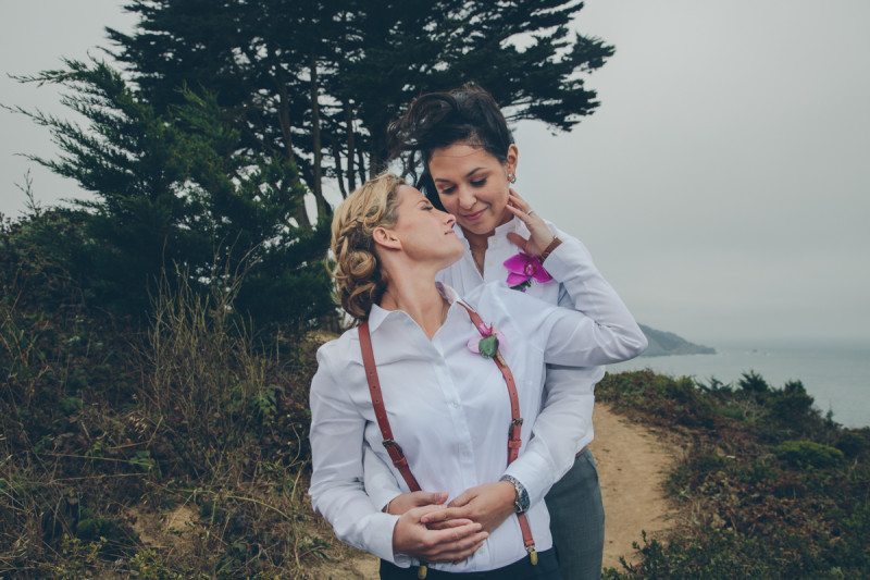 lesbian wedding san francisco Steph Grant