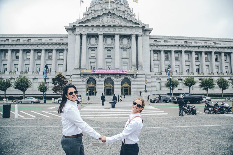 lesbian wedding san franscisco