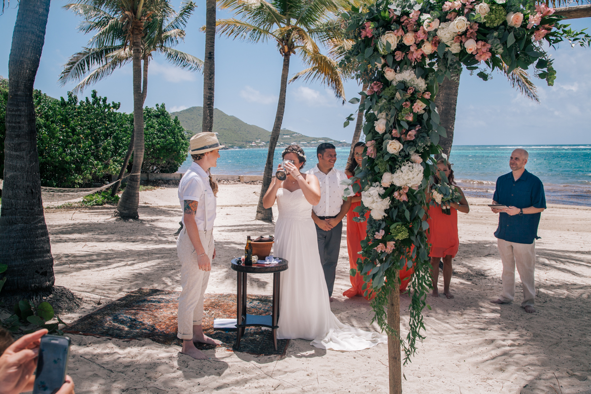 St. Croix Lesbian Wedding Steph Grant